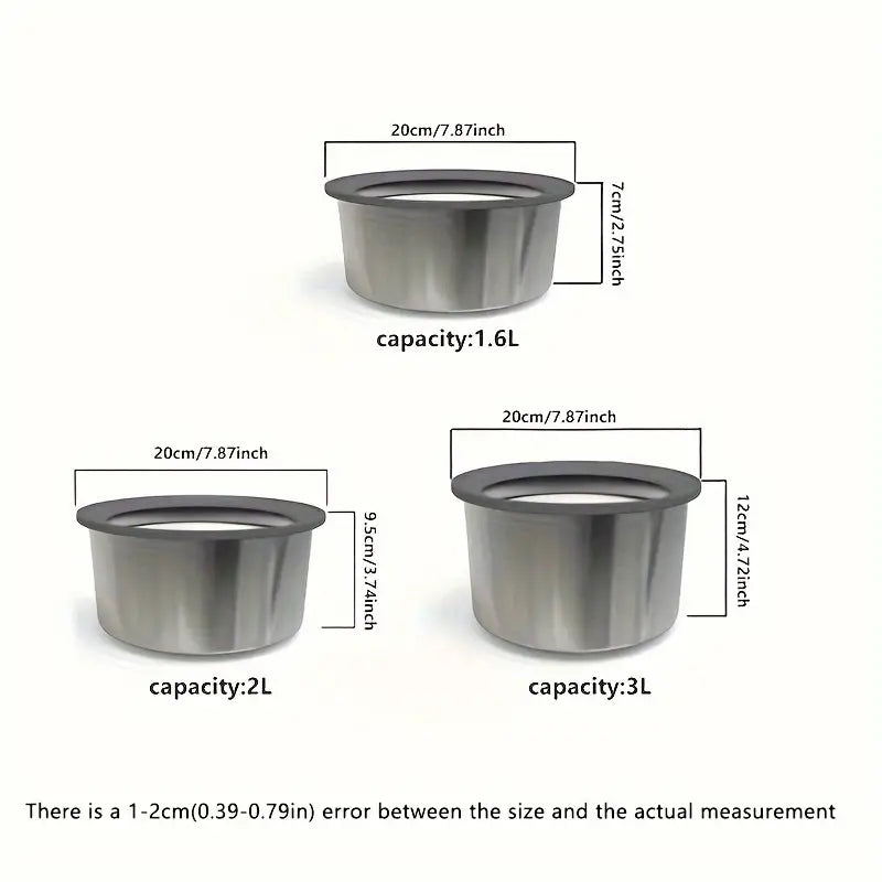 Stainless Steel Anti-Spill Dog Water Bowl – Floating Disk Design, Slow Feeder & Non-Wet Mouth Drinking Bowl for Indoor, Outdoor & Travel Use