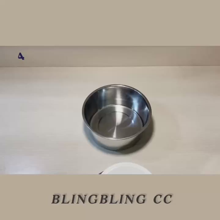 Stainless Steel Anti-Spill Dog Water Bowl – Floating Disk Design, Slow Feeder & Non-Wet Mouth Drinking Bowl for Indoor, Outdoor & Travel Use