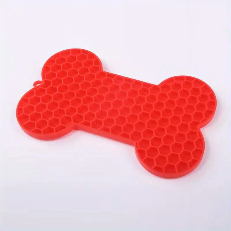 Anxiety Relief Dog Lick Pad – Slow Feeder with Suction Cups for Treats