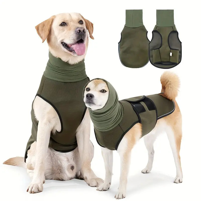 2nd Gen Upgraded Comfort-Fit Dog Anxiety Jacket – Dual-Use Soothing & Anti-Shock Pet Protector (XS-3XL)