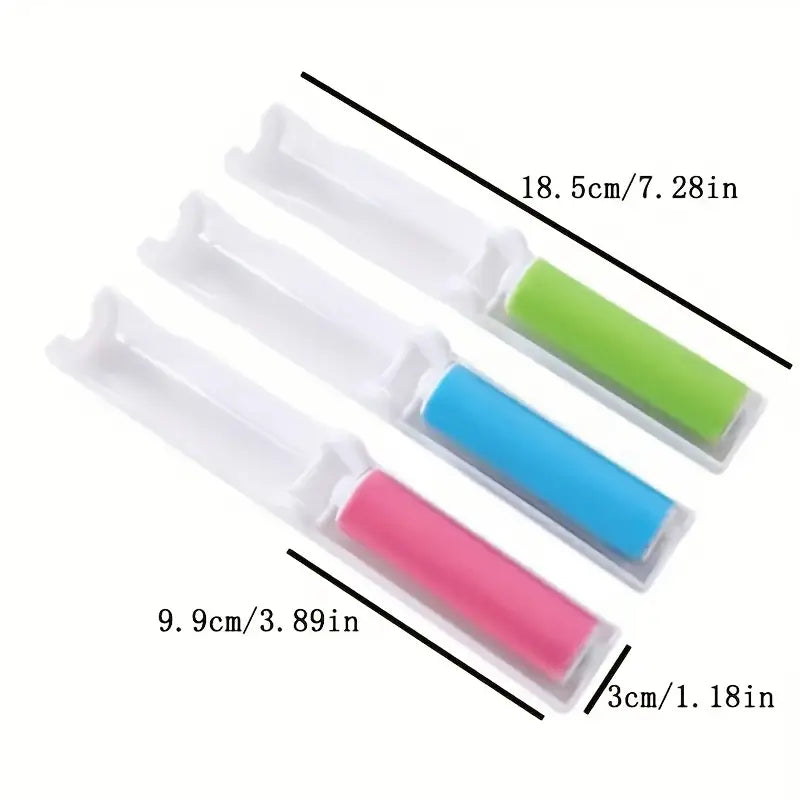 Foldable Hair Remover Sticker – Washable & Unscented for Clothes, Carpet, Bedding & Body