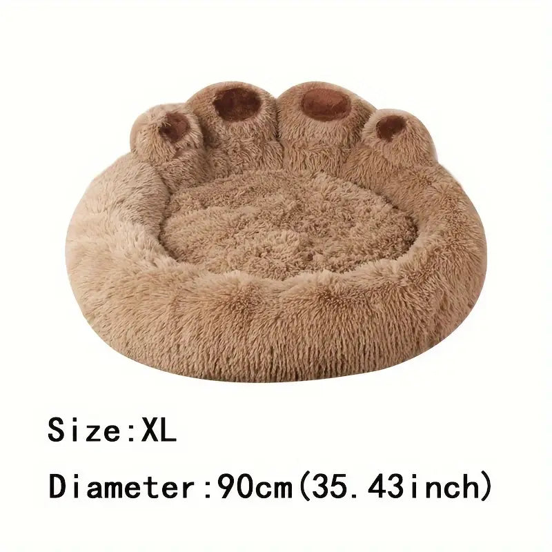 Soft Long Plush Cat & Dog Bed – Warm Winter Kennel Mat & Cozy Sleeping Sofa for Pets (S-3XL)