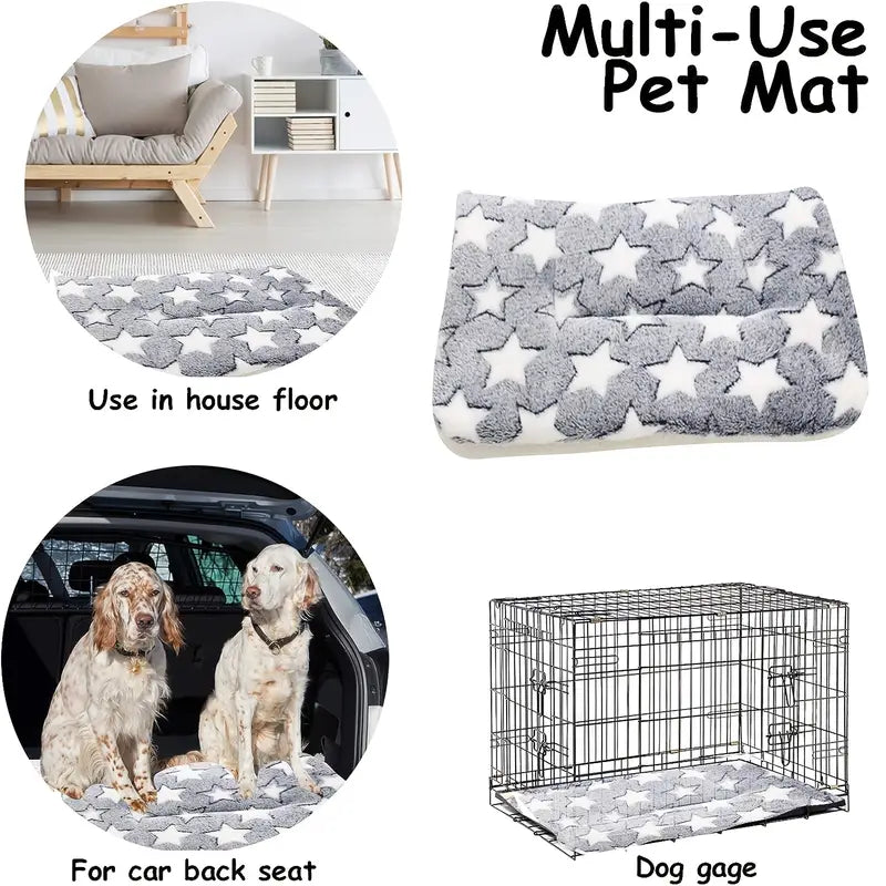 Soft Dog Crate Mat – Thickened Winter Dog Bed & Blanket Nest (S-3XL)