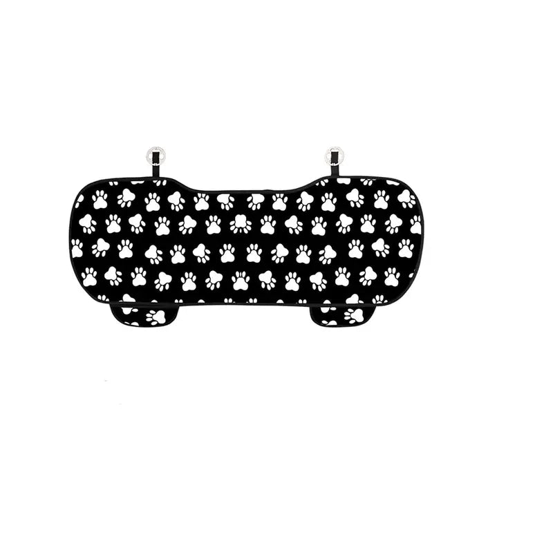Dog Paw Print Car Seat Covers – Front & Back Protection for Pets