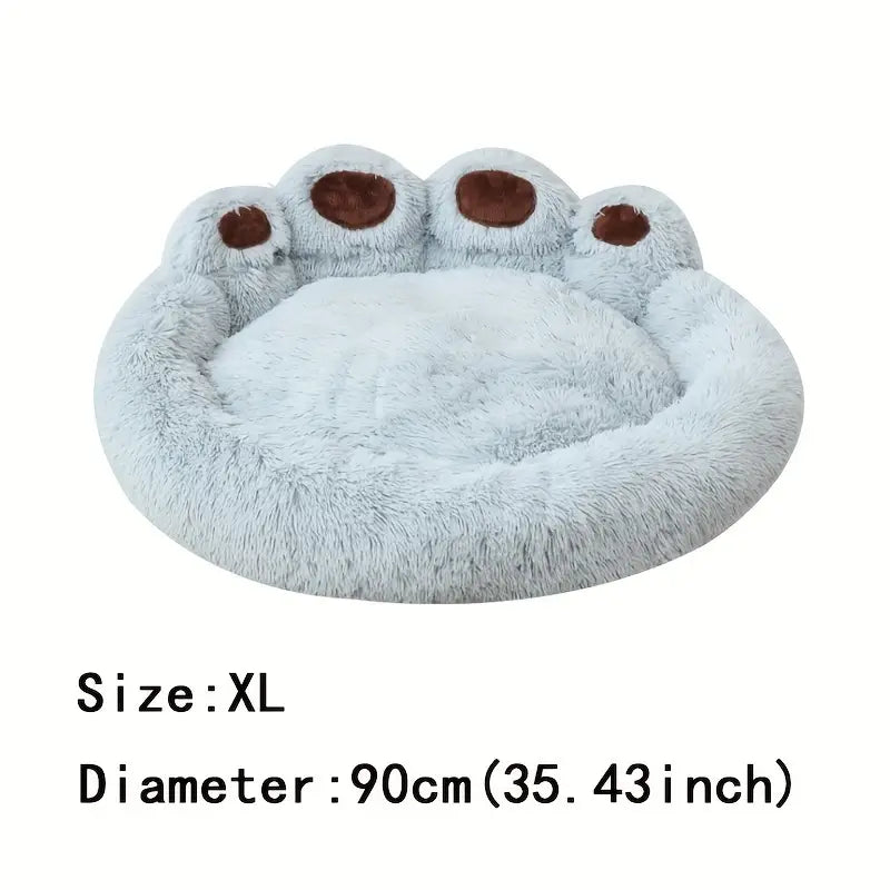 Soft Long Plush Cat & Dog Bed – Warm Winter Kennel Mat & Cozy Sleeping Sofa for Pets (S-3XL)