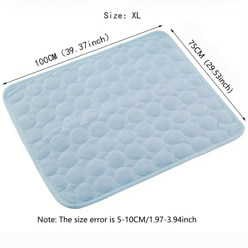 BEIYU PET Cooling Mat for Dogs & Cats – Breathable Washable Summer Comfort Pad (XS - XXL)