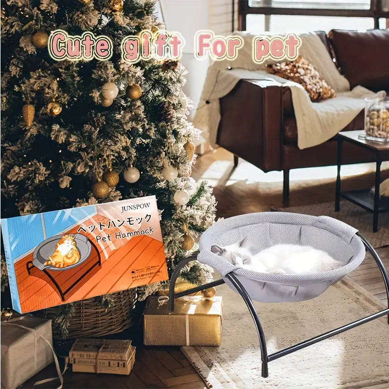 Breathable Cat Hammock Bed – Cooling Cot Sofa for Cats