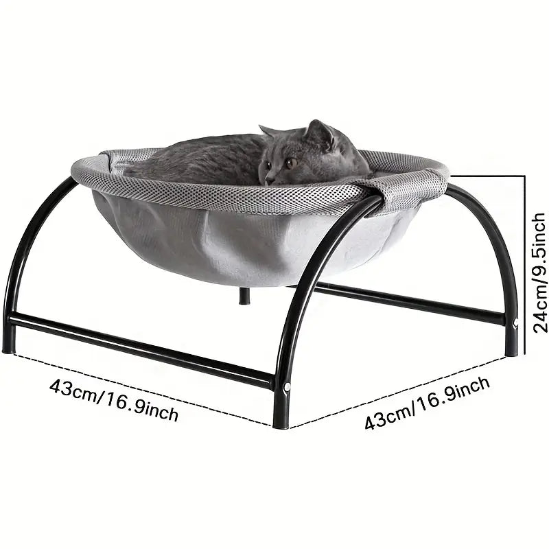 Breathable Cat Hammock Bed – Cooling Cot Sofa for Cats