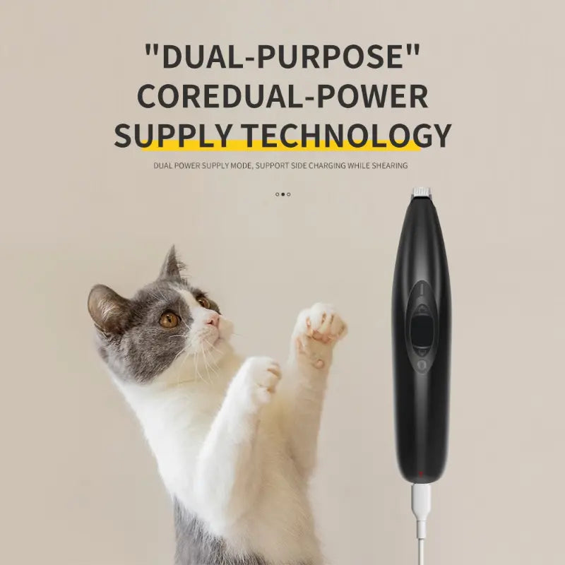 CYCG Professional Pet Hair Trimmer & Nail Grooming Tool – Quiet Clippers for Cats & Dogs