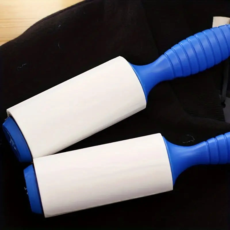 1pc Fluff & Pet Hair Removal Roller – Tear-Off Adhesive Sheets for Clothes, Furniture & Carpets