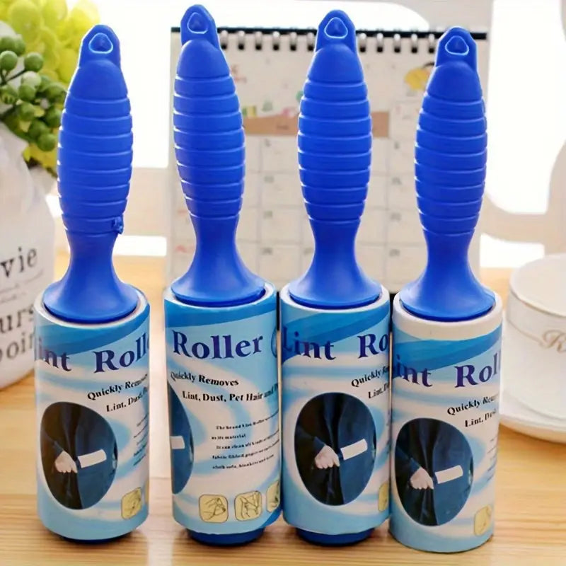 1pc Fluff & Pet Hair Removal Roller – Tear-Off Adhesive Sheets for Clothes, Furniture & Carpets