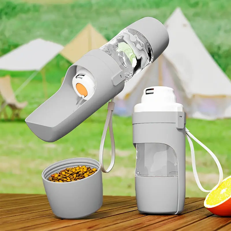 Leak-Proof Dog Water Bottle – Portable Pet Hydration & Food  Dispenser with Ergonomic Handle