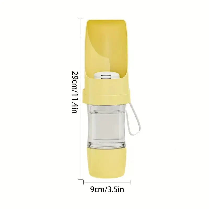 Leak-Proof Dog Water Bottle – Portable Pet Hydration & Food  Dispenser with Ergonomic Handle