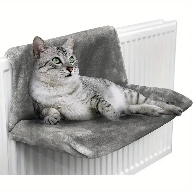 Cat Hanging Bed – Plush Flannel Hammock for Small Pets