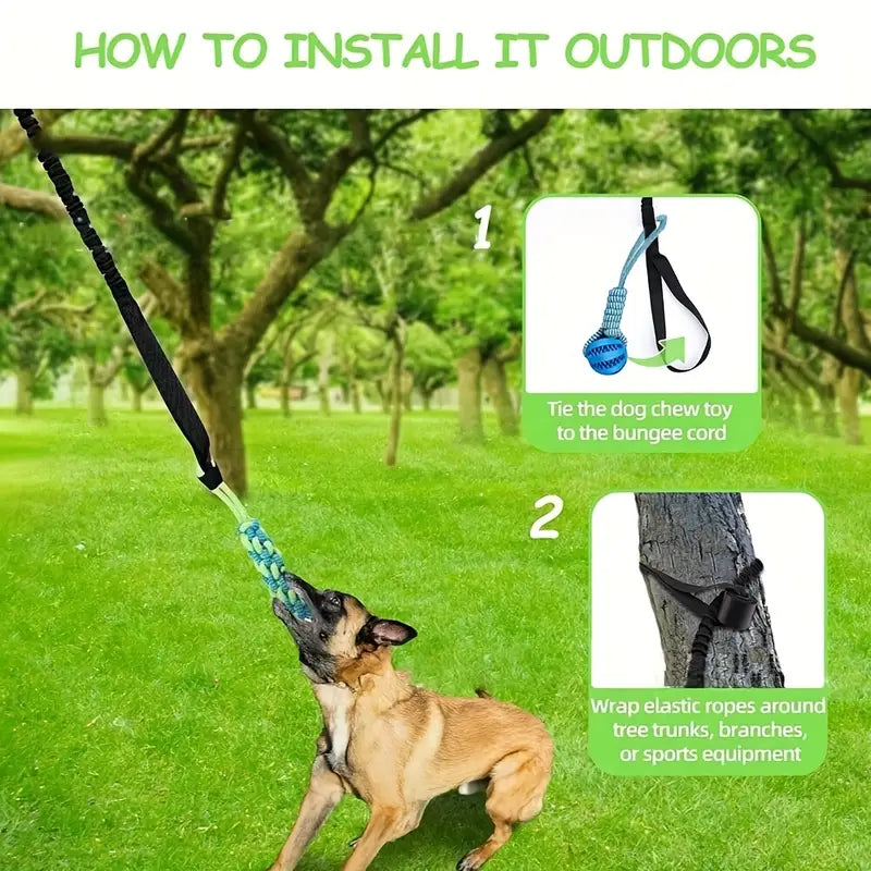Durable Knotted Rope Dog Toy – Interactive Tug-of-War & Teeth Cleaning
