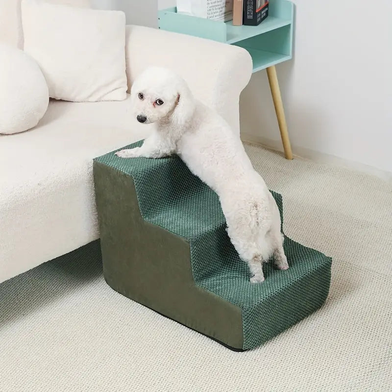 PetSafe Dog & Cat Stairs – 3/4/5 Step Indoor Ladder & Sofa Ramp for Small to Medium Pets