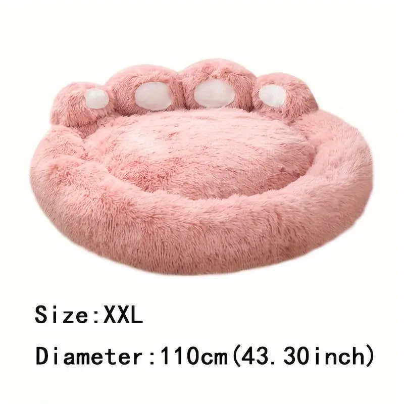 Soft Long Plush Cat & Dog Bed – Warm Winter Kennel Mat & Cozy Sleeping Sofa for Pets (S-3XL)