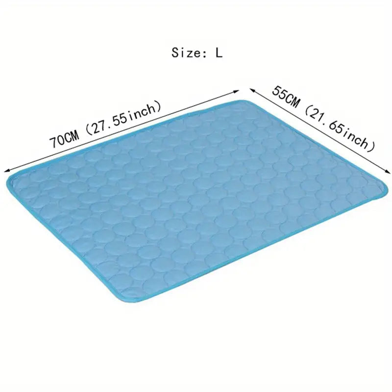 BEIYU PET Cooling Mat for Dogs & Cats – Breathable Washable Summer Comfort Pad (XS - XXL)