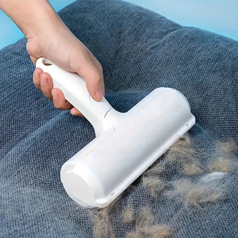 Reusable Portable Lint Roller Brush – Fast Pet Hair Removal for Furniture & Clothing