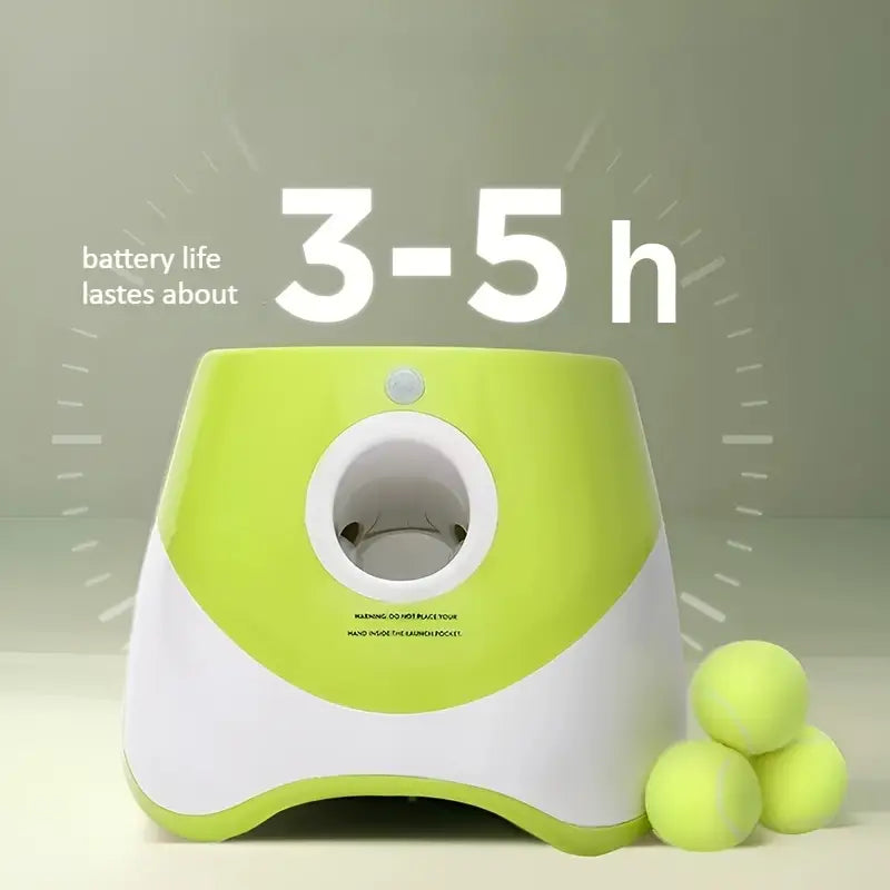Automatic Dog Ball Launcher – USB Rechargeable Tennis Ball Thrower
