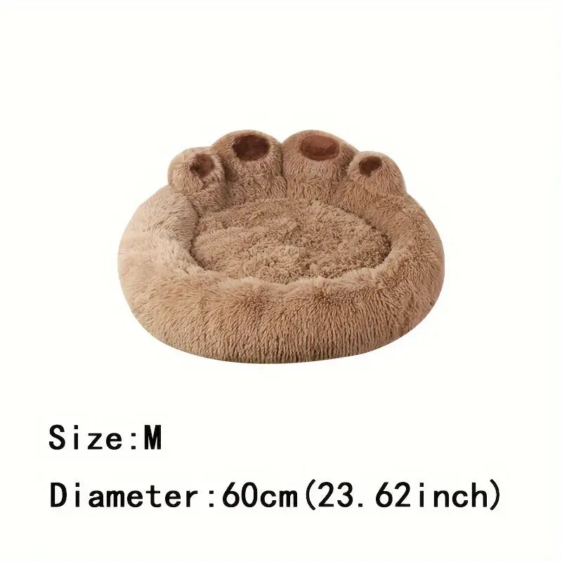 Soft Long Plush Cat & Dog Bed – Warm Winter Kennel Mat & Cozy Sleeping Sofa for Pets (S-3XL)