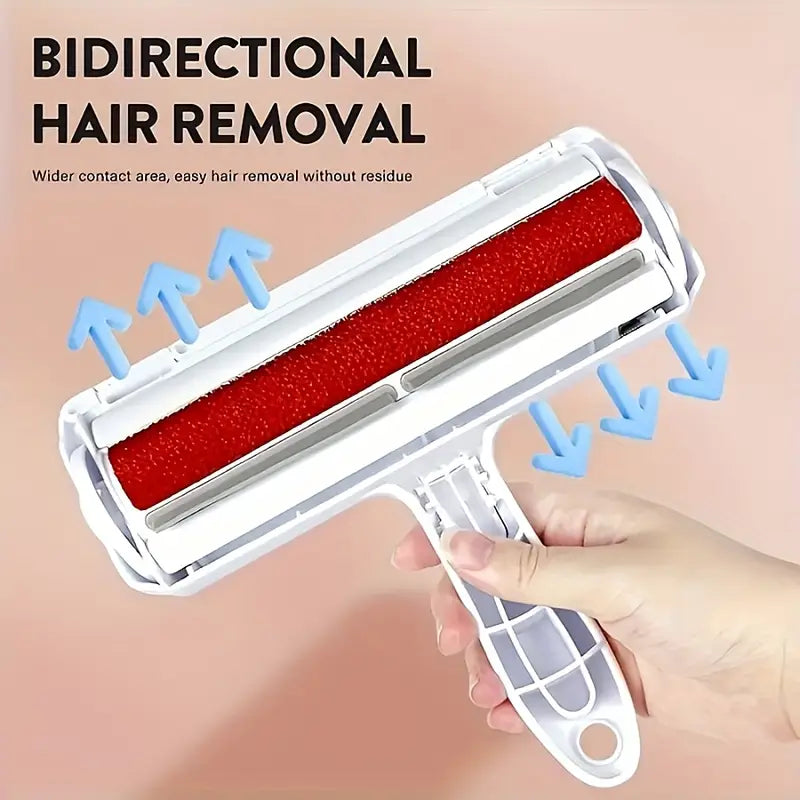 Reusable Portable Lint Roller Brush – Fast Pet Hair Removal for Furniture & Clothing