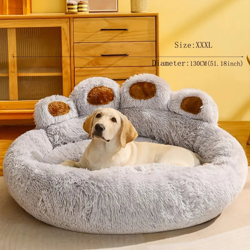 Soft Long Plush Cat & Dog Bed – Warm Winter Kennel Mat & Cozy Sleeping Sofa for Pets (S-3XL)
