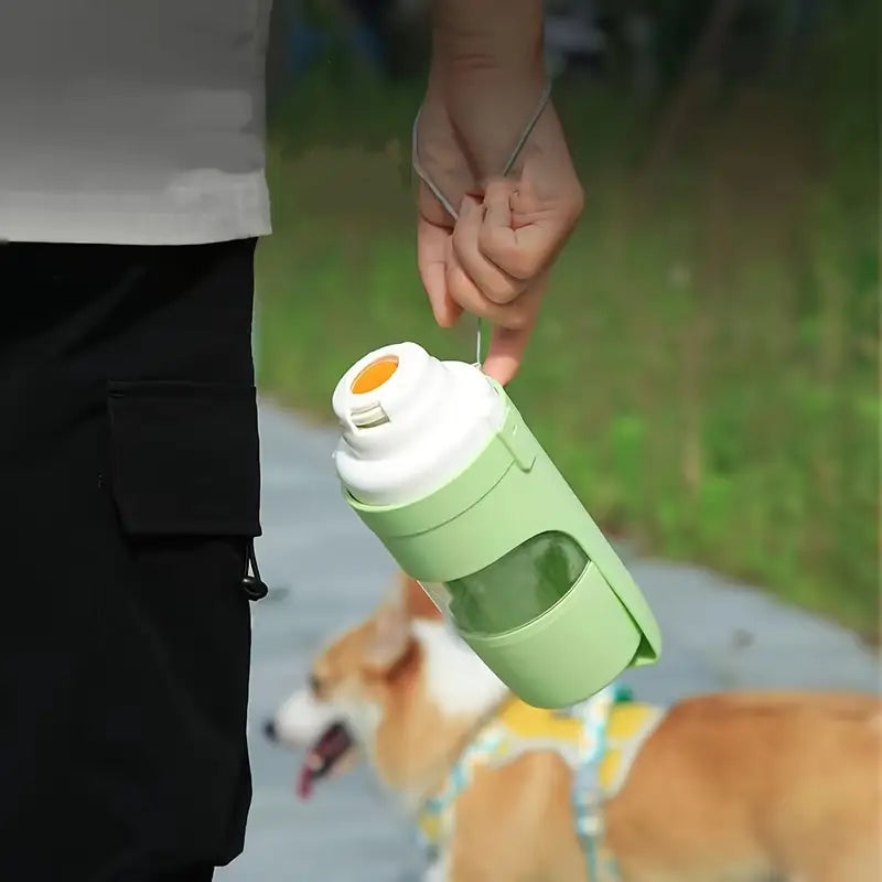 Leak-Proof Dog Water Bottle – Portable Pet Hydration & Food  Dispenser with Ergonomic Handle