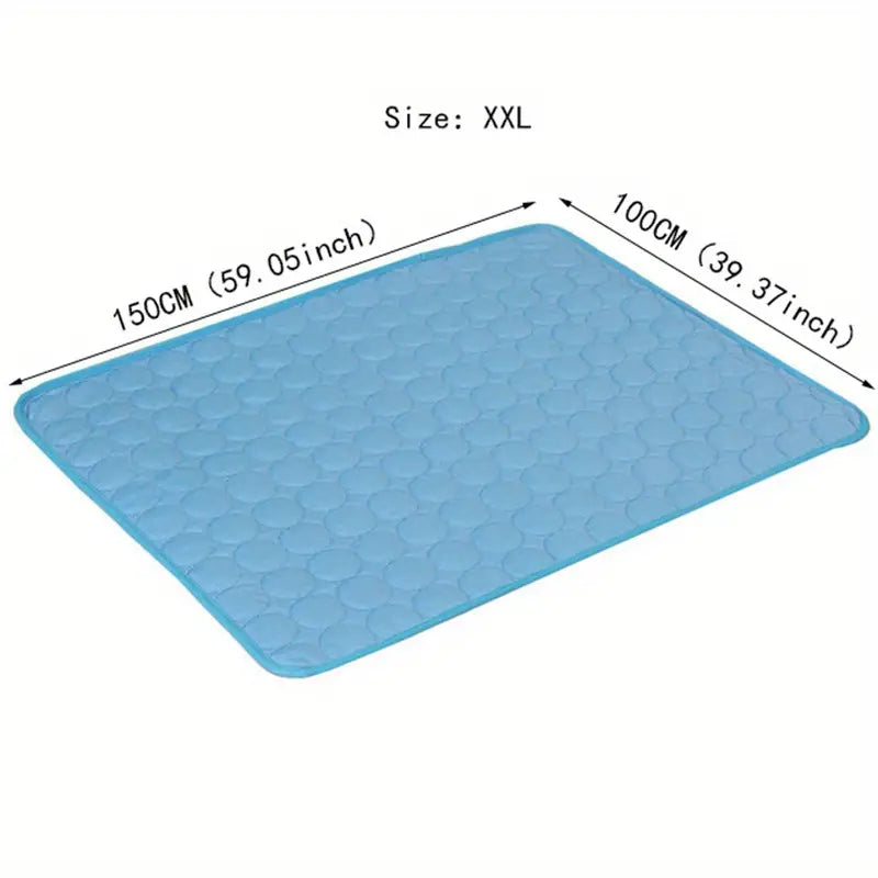 BEIYU PET Cooling Mat for Dogs & Cats – Breathable Washable Summer Comfort Pad (XS - XXL)