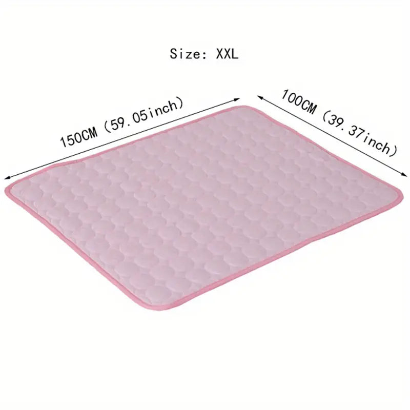 BEIYU PET Cooling Mat for Dogs & Cats – Breathable Washable Summer Comfort Pad (XS - XXL)
