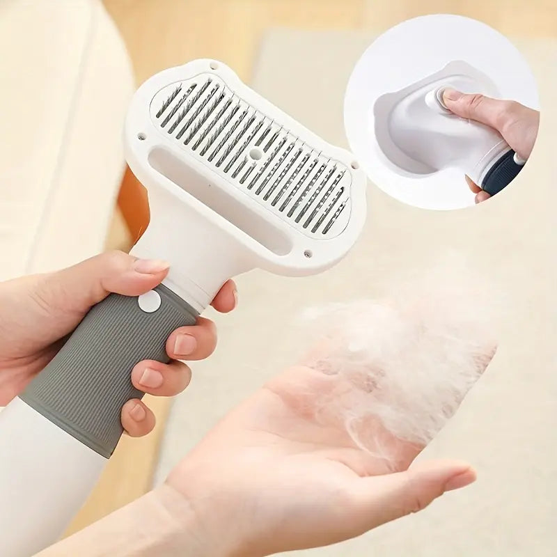 Professional 3-Speed Pet Grooming Blow Dryer & Brush for Cats and Dogs – 3 Blowing Modes, 220-240V Type-C Plug