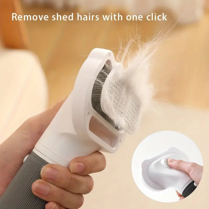 Professional 3-Speed Pet Grooming Blow Dryer & Brush for Cats and Dogs – 3 Blowing Modes, 220-240V Type-C Plug