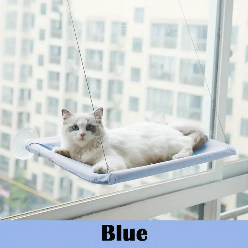 Cozy Cat Window Perch – Comfy Window-Mounted Hammock Bed for Cats