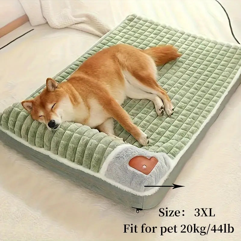 Four Seasons Universal Dog Mat – Removable & Washable Sleeping Pad with Soft Spine Support (S-3XL)