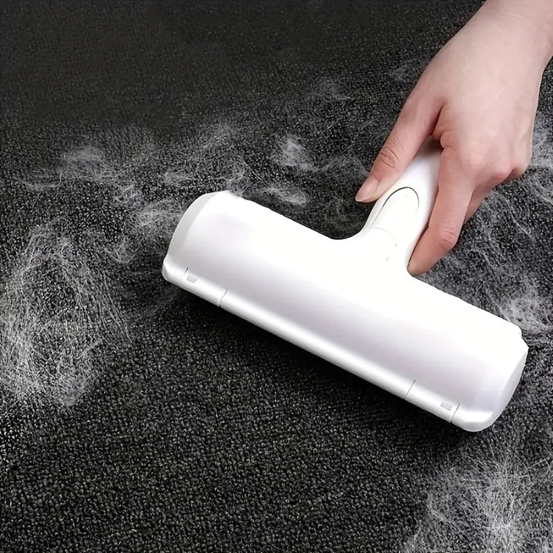 Reusable Portable Lint Roller Brush – Fast Pet Hair Removal for Furniture & Clothing