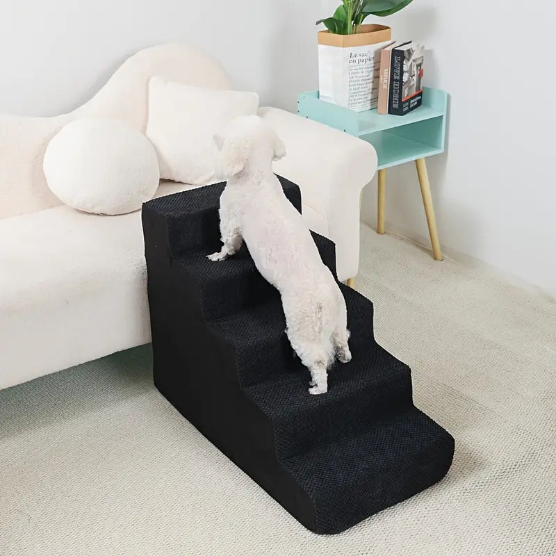 PetSafe Dog & Cat Stairs – 3/4/5 Step Indoor Ladder & Sofa Ramp for Small to Medium Pets