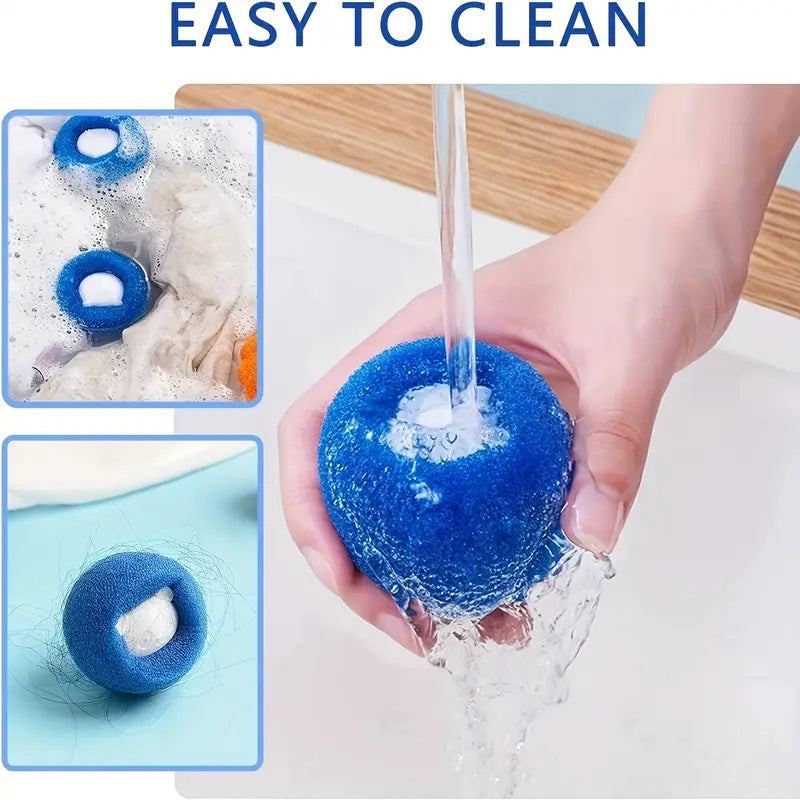 Pet Hair Remover Dryer Ball – Reusable, Reduces Wrinkles & Shortens Drying Time
