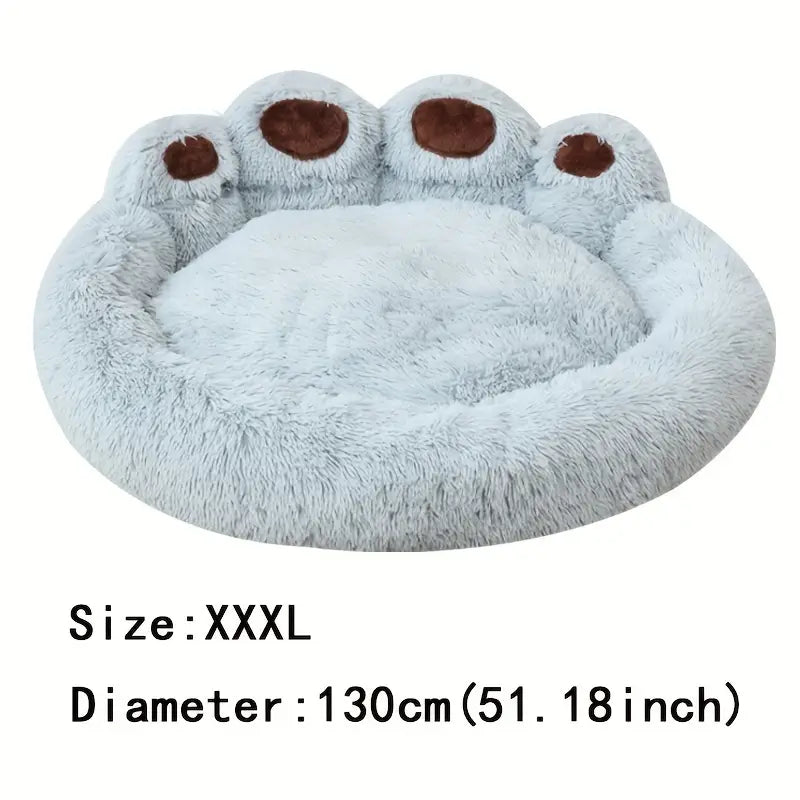 Soft Long Plush Cat & Dog Bed – Warm Winter Kennel Mat & Cozy Sleeping Sofa for Pets (S-3XL)