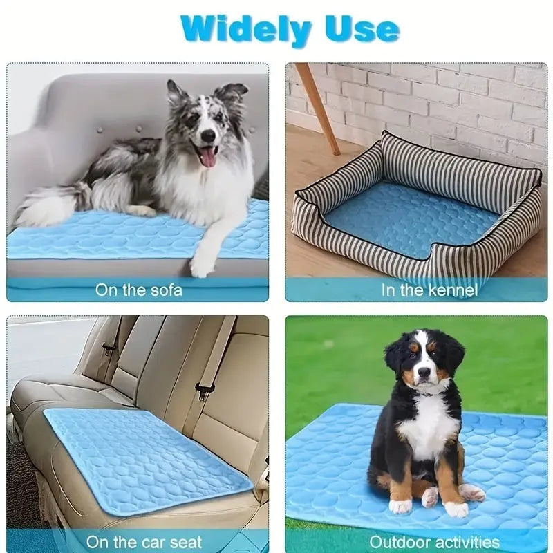 BEIYU PET Cooling Mat for Dogs & Cats – Breathable Washable Summer Comfort Pad (XS - XXL)