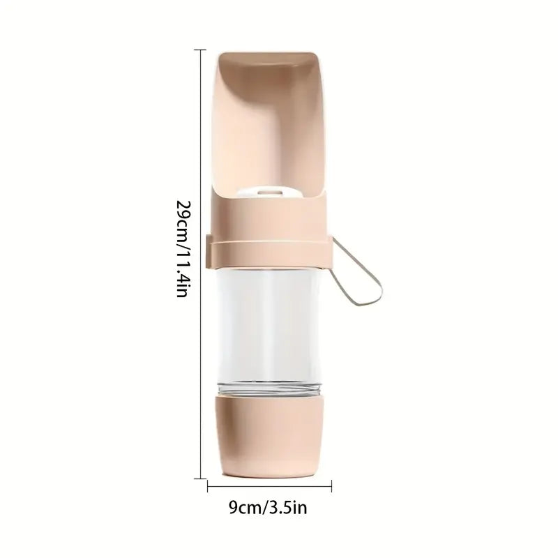 Leak-Proof Dog Water Bottle – Portable Pet Hydration & Food  Dispenser with Ergonomic Handle