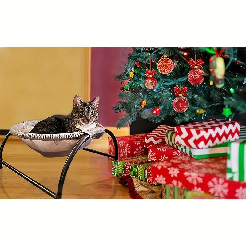Breathable Cat Hammock Bed – Cooling Cot Sofa for Cats