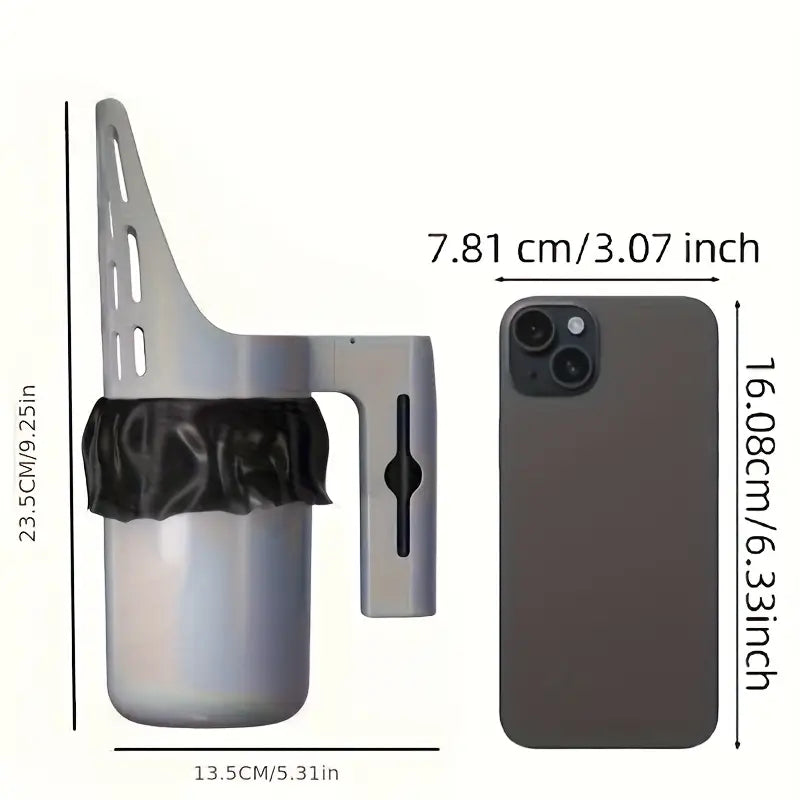 Large Capacity Cat Litter Scoop with Bracket – Easy-Clean Waste Storage Box & Durable Plastic Design