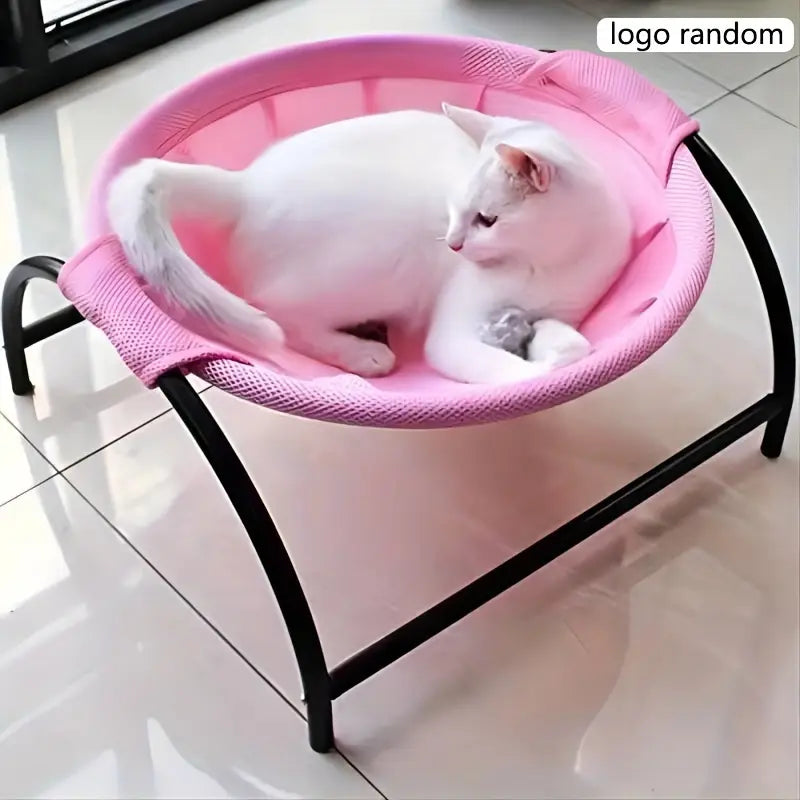 Breathable Cat Hammock Bed – Cooling Cot Sofa for Cats