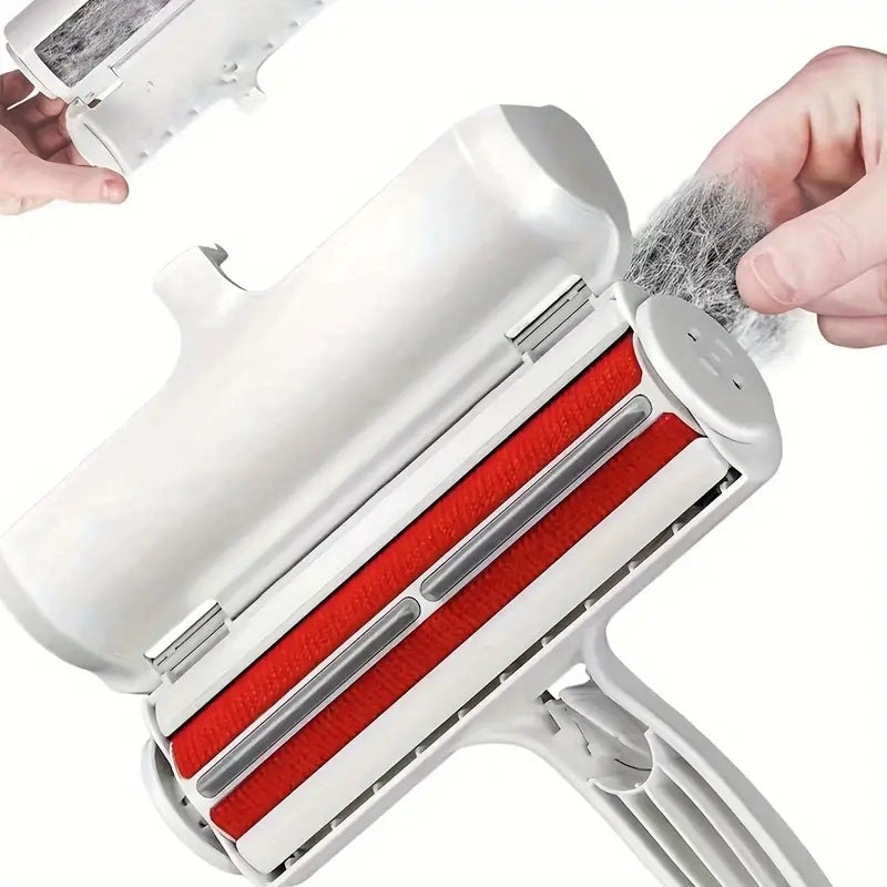 Reusable Portable Lint Roller Brush – Fast Pet Hair Removal for Furniture & Clothing