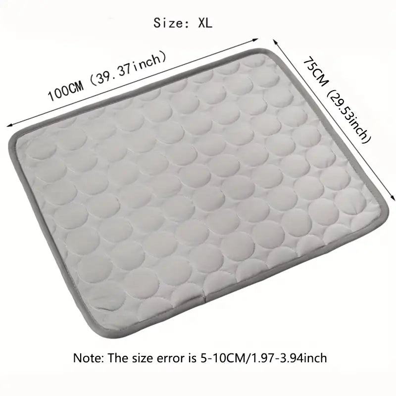 BEIYU PET Cooling Mat for Dogs & Cats – Breathable Washable Summer Comfort Pad (XS - XXL)