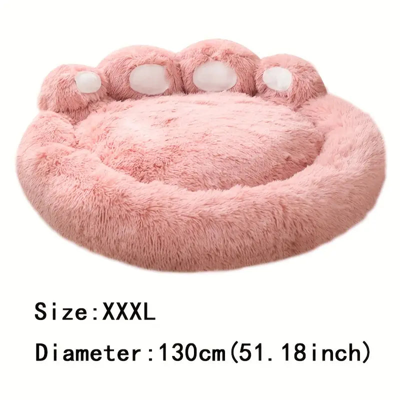 Soft Long Plush Cat & Dog Bed – Warm Winter Kennel Mat & Cozy Sleeping Sofa for Pets (S-3XL)