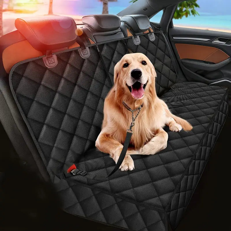 Dog Car Seat Cover – Non-Slip Backseat Protector for Dogs, Universal Fit for Cars, Trucks & SUVs