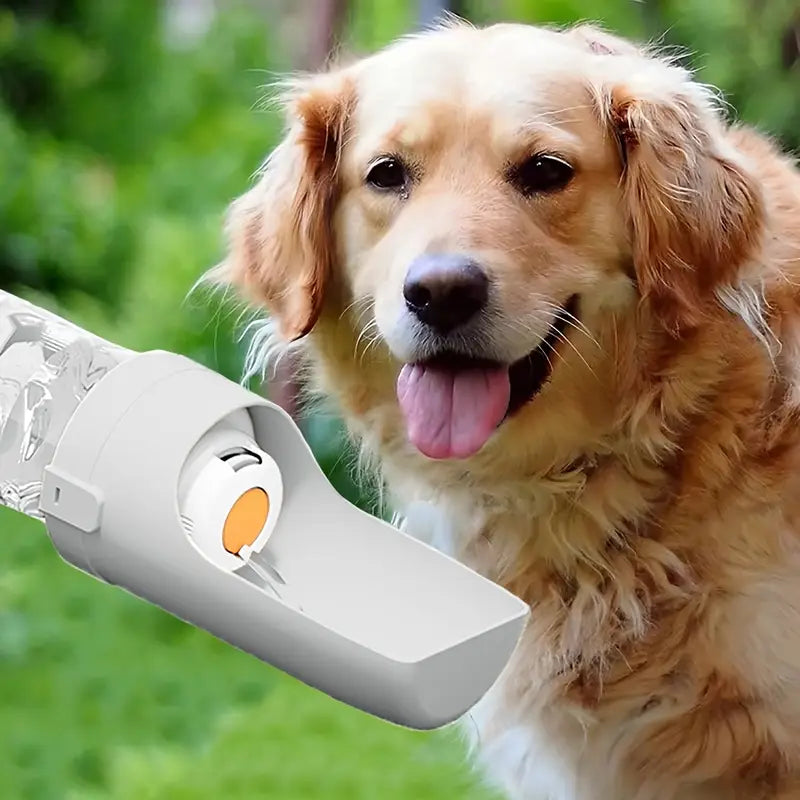 Leak-Proof Dog Water Bottle – Portable Pet Hydration & Food  Dispenser with Ergonomic Handle