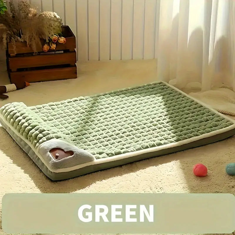 Four Seasons Universal Dog Mat – Removable & Washable Sleeping Pad with Soft Spine Support (S-3XL)