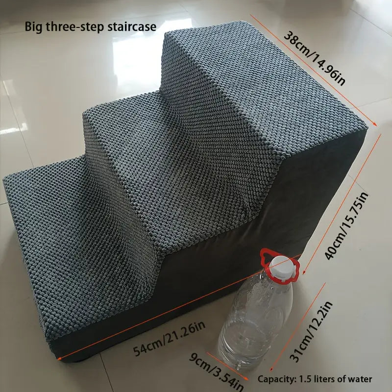 PetSafe Dog & Cat Stairs – 3/4/5 Step Indoor Ladder & Sofa Ramp for Small to Medium Pets